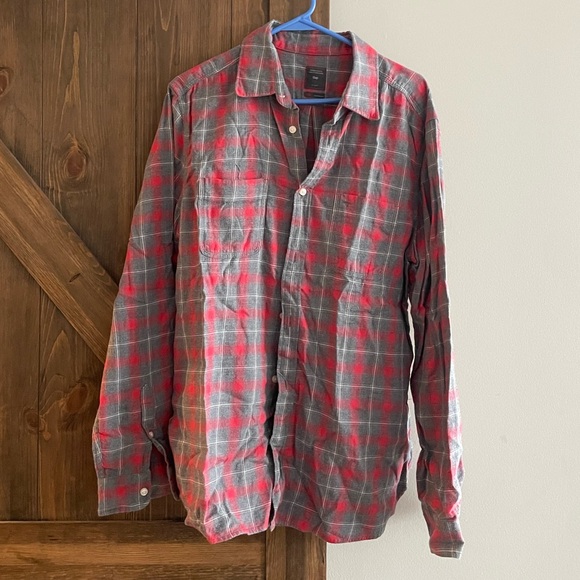 Gap Plaid Flannel Shirt - Picture 4 of 5